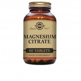 Solgar Magnesiumsitraatti Citrato De Magnesio 60 osaa Valkoinen