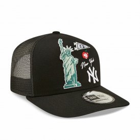 Urheilulippalakki New Era City Graphic New York Yankees Musta (Yksi koko)