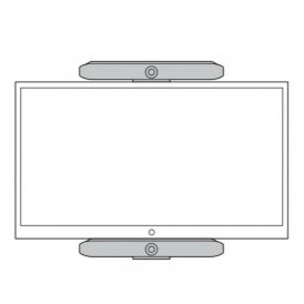 Poly Kattoasennus projektorille 875L2AA Metalli