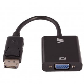 DisplayPort - VGA adapteri V7 CBLDPVGA-1E Musta