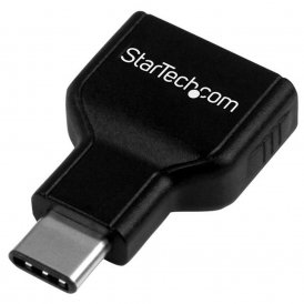 USB A - USB C kaapeli Startech USB31CAADG Musta