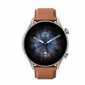 Amazfit Älykello W2040OV3N Ruskea 1, 45" 46 mm AMOLED 5 atm Alumiini