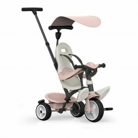 Smoby Kolmipyörä Paseo para bebés Pinkki Vaaleanpunainen Muovi