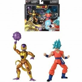 Dragon Ball Toimintahahmot Super Stars: Golden Frieza vs Saiyan sininen Goku 17 cm Muovi