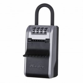 Master Lock Tallelokero avaimille Ripustettavaksi 19, 6 x 7, 5, cm Alumiini Musta