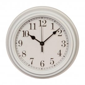 Atmosphera Seinäkello Retro Monivärinen Ø 22 cm polypropeeni Valkoinen