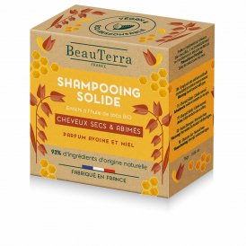 Beauterra Schampobar Solide Honung Havregryn shampoo 75 g