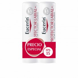 Huulivoide Eucerin Protector Labial Lote 2 osaa Spf 15 Pack 4,8 g