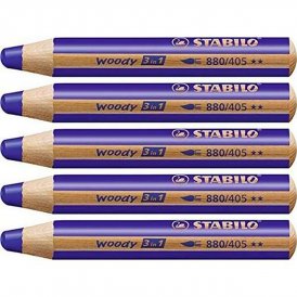 Stabilo Värikynät Woody Laivastonsininen 3-in-1 (5 osaa) Lasi