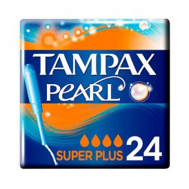 Tampoonipaketti Pearl Super Plus Tampax Tampax Pearl (24 uds) 24 uds