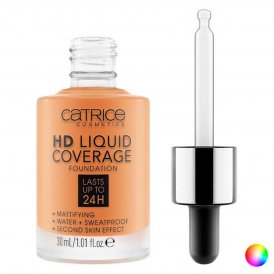 Catrice Nestemäinen meikin pohjustusaine Hd Liquid Coverage Foundation 065-bronze be Nailon