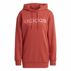 Hettegenser til Kvinne Adidas Essentials Logo Rød