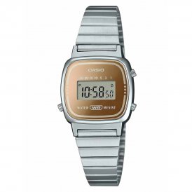 Casio Naisten rannekellot LA670WES-4AEF (Ø 24 mm) Harmaa Ruostumaton teräs