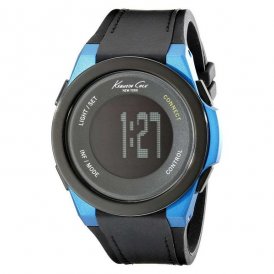 Kenneth Cole Miesten rannekellot 10022808 (Ø 47 mm) Musta Ruostumaton teräs