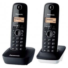 Trådløs Telefon Panasonic KX-TG1612SP1 Svart