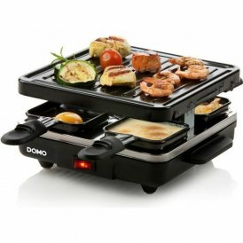 DOMO Raclette DO9147G Musta Metalli