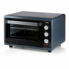 DOMO Mini sähköuuni 1300 W Musta Ruostumaton teräs