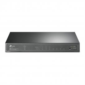 TP-Link Kytkin TL-SG2008P Gigabit Ethernet RJ45 x 8 Musta Metalli