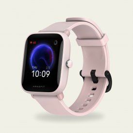 Amazfit Älykello Bip U Pro 1, 43" GPS Bluetooth Musta Pinkki Kumi