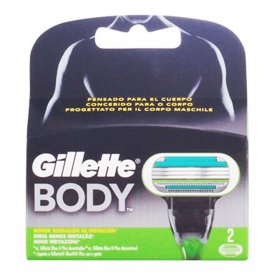 Ersatz-Rasierklingen Body Gillette Body (2 uds) (2 Stück)