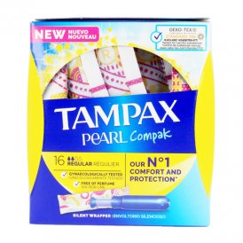 Tavalliset tampoonit PEARL Tampax (16 uds) (16 uds) (18 uds)