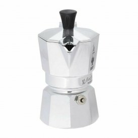 Bialetti Vanhanaikainen Italialainen Mokkapannu 0001161 Hopeinen 60 ml Ruostumaton teräs