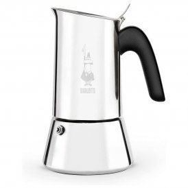 Bialetti Vanhanaikainen Italialainen Mokkapannu Venus box Harmaa Teräs 500 ml Ruostumaton