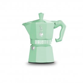 Bialetti Vanhanaikainen Italialainen Mokkapannu MOKA EXCLUSIVE vihreä 3T Vihreä Alumiini 3 Puodeliai
