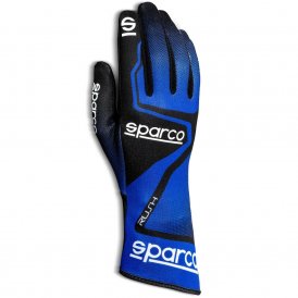 Men's Driving Gloves Sparco RUSH Sininen/Musta Koko 9