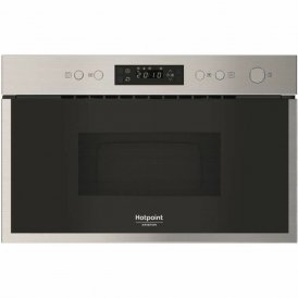 Hotpoint Mikroaaltouuni Harmaa Ruostumaton teräs