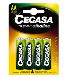 Alkaliske batteri Cegasa LR6 AA 1,5V (4 uds)