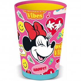 Minnie Mouse Lasi Flower Power 470 ml Muovinen