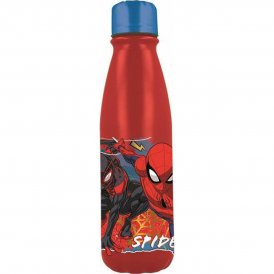 Spider-Man Vesipullo Moving Target Alumiini 600 ml Punainen