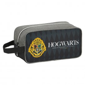 Schuhtasche für die Reise Hogwarts Harry Potter Schwarz Grau (29 x 15 x 14 cm)