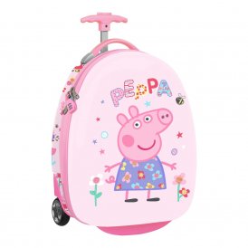 Salkku Peppa Pig Having Fun Pinkki 16'' (28 x 43 x 23 cm)