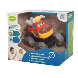 BigBuy Kids Kuljetusauto Monster Trucks 17 x 15 cm (17 x17 cm) Polyesteri