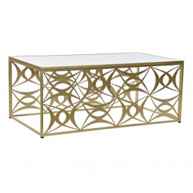 Olohuoneen pöytä DKD Home Decor Peili Metalli (110 x 60 x 46 cm)