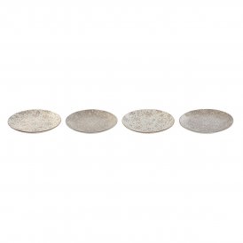 Home ESPRIT Lautassetti Ruskea beige Posliini 19 x 2 cm