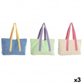 Naisten Käsilaukku Home ESPRIT Sininen Valkoinen Vihreä 67 X 14 X 36 CM (3 osaa)