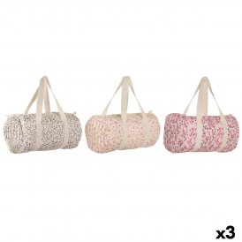 Naisten Käsilaukku Home ESPRIT Sininen Monivärinen 50 x 26 x 26 cm (3 osaa)