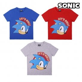 Lasten Lyhythihainen paita Sonic Sininen