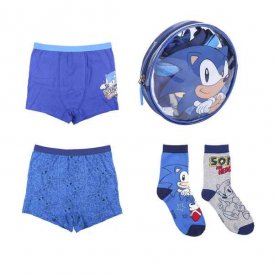 Lasten alusvaatepaketti Sonic Monivärinen (4 pcs)