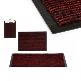 Fußmatte Rot PVC 40 x 2 x 60 cm 60 x 2 x 40 cm