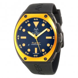 Montres de Luxe Herrklocka 09SA-BK-1002 (Ø 48 mm) Svart Rostfritt stål