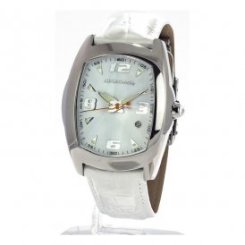 Chronotech Herrklocka (Ø 39 mm) Vit Rostfritt stål