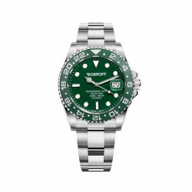 Bobroff Unisex kellot BF0005 (Ø 41 mm) Vihreä Ruostumaton teräs