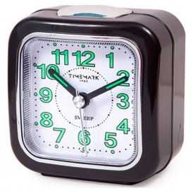 Analoge alarmklok Timemark Zwart (7.5 x 8 x 4.5 cm)