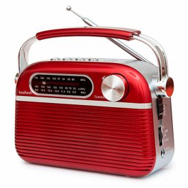 Kannettava Bluetooth-radio Kooltech Punainen Vintage