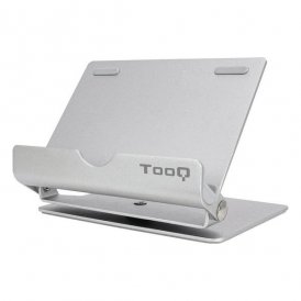 Matkanpuhelin- tai tablettituki TooQ PH0002-S 90º 360º Hopeinen