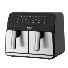 Solac Airfryer FA1520 Musta 1700 W 8 L Ruostumaton teräs